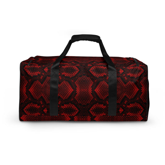 Red Viper Snake Skin bag