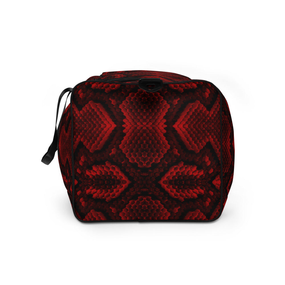 Red Viper Snake Skin bag