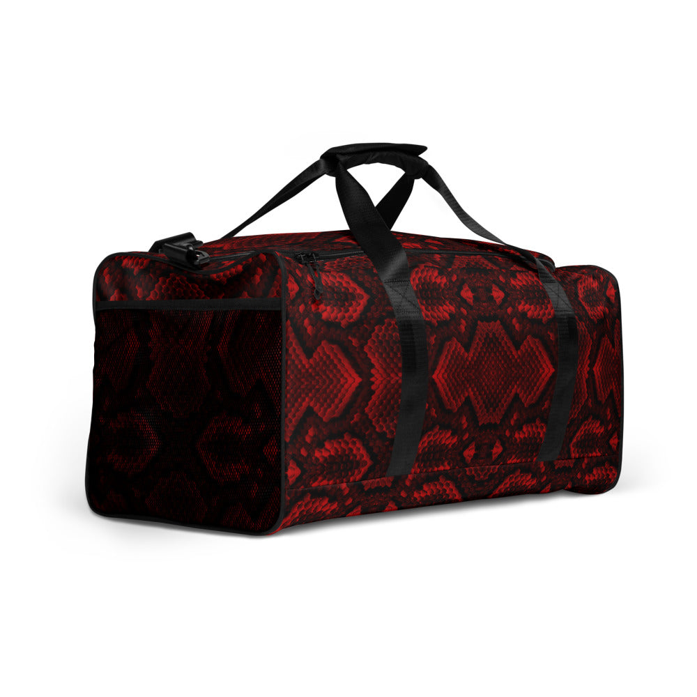 Red Viper Snake Skin bag