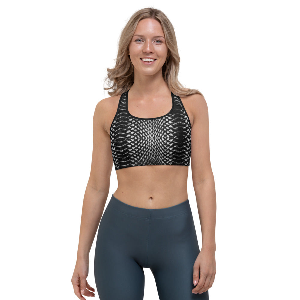 Snake Skin Sports bra