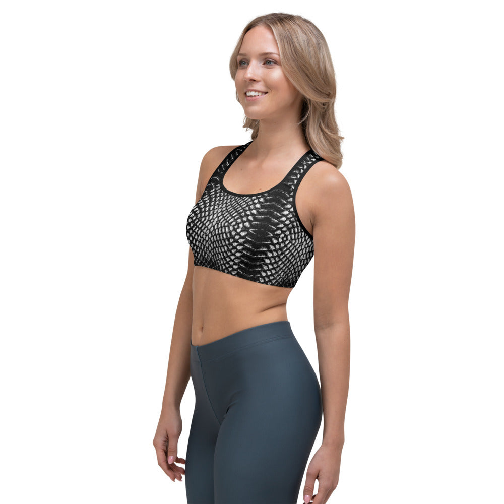 Snake Skin Sports bra