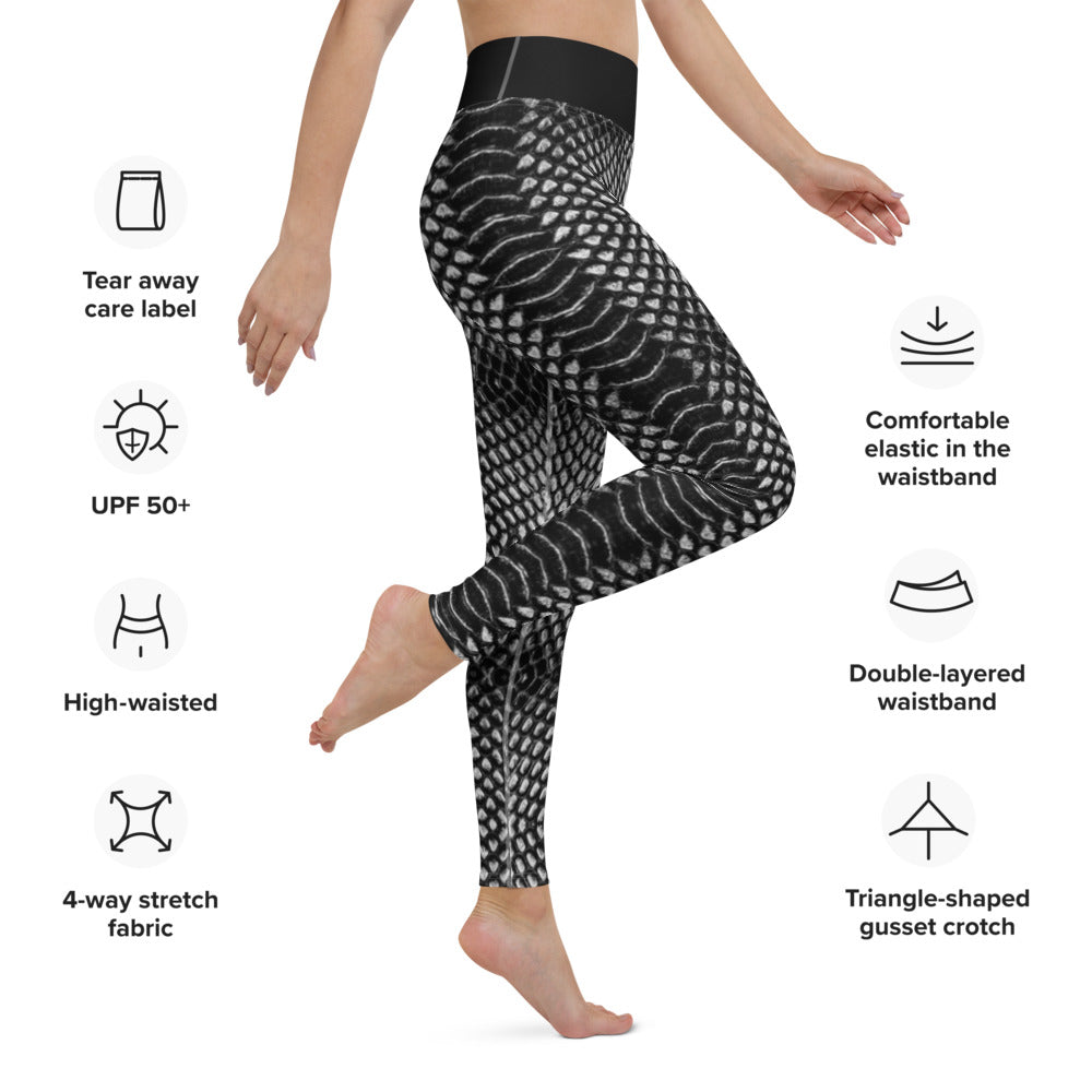 Grey Scale Yoga Pants