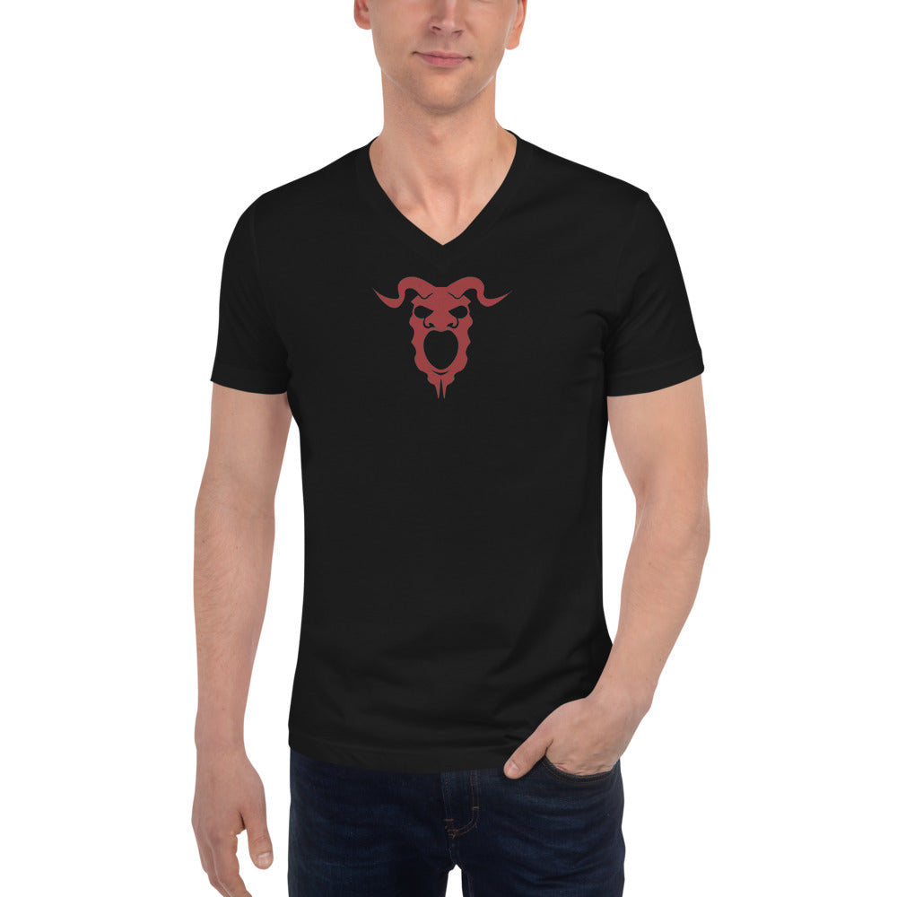 Demons Head V-Neck T-Shirt