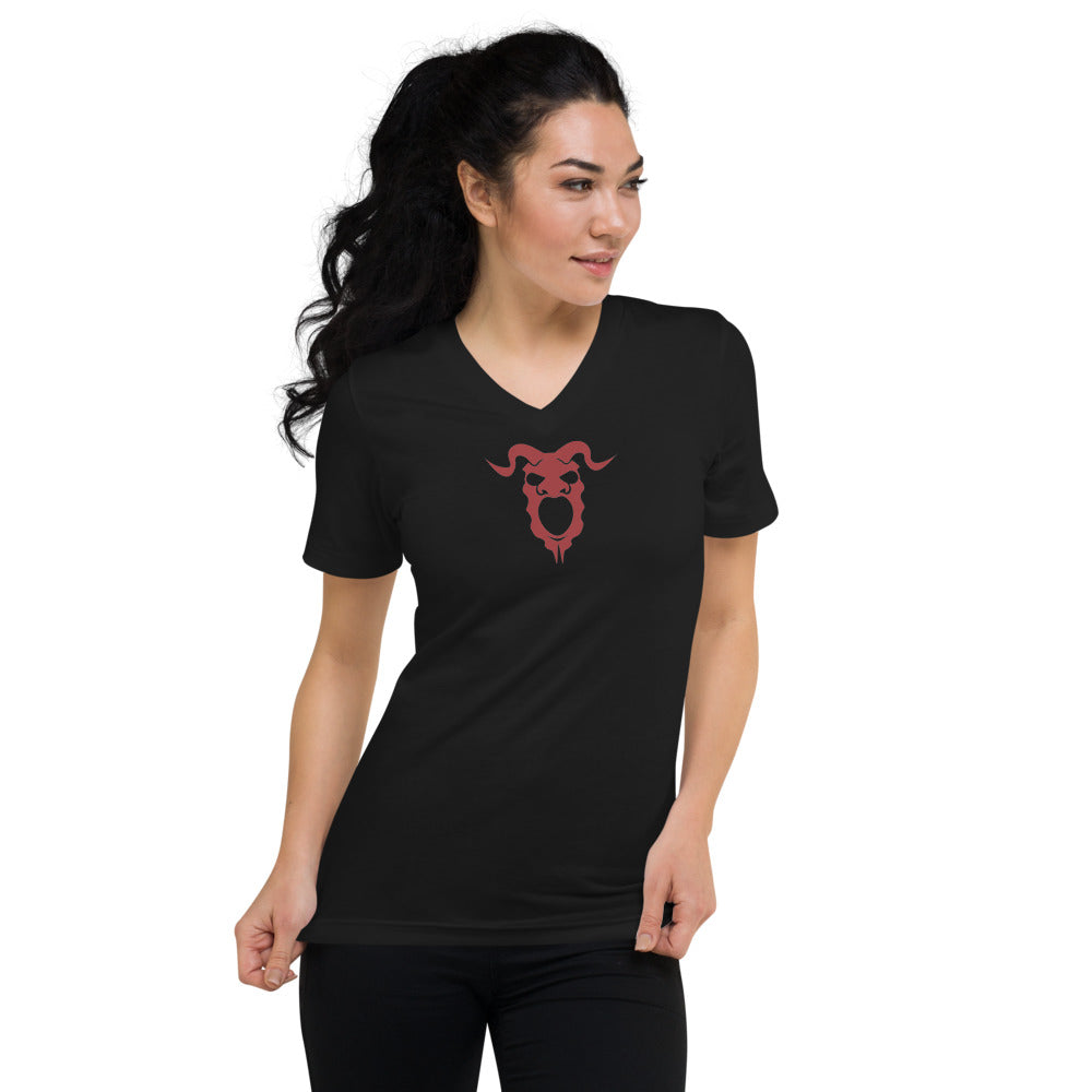 Demons Head V-Neck T-Shirt